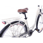 Mestský bicykel 28 Fuzlu California 3S Hliníkový Krémový